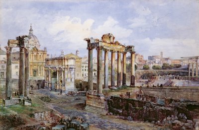 The Forum, Rome, 1878 by Vincenzo Marchi
